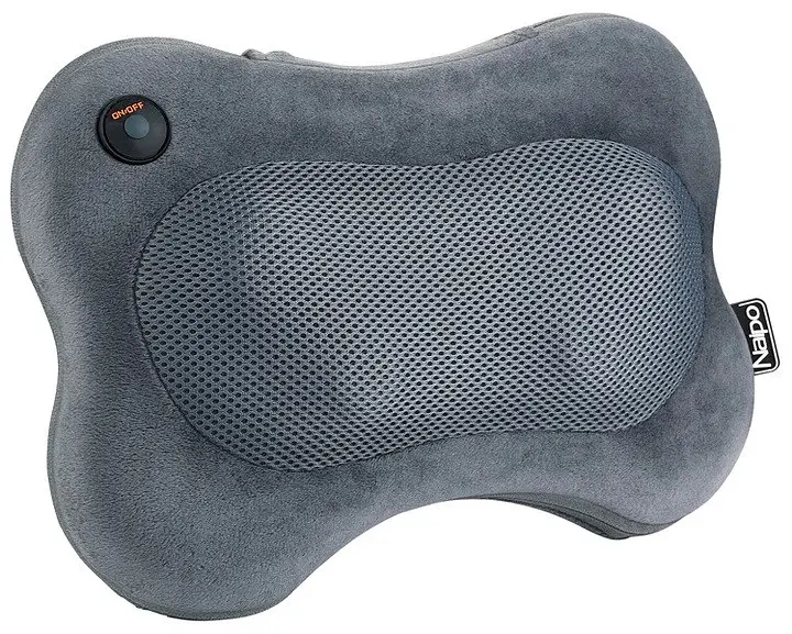 Масажна подушка NAIPO MGP-129M Back and Neck (Ultra-soft Plush Fabric) для спини та шиї з підігрівом і Шиатцу - фото 4