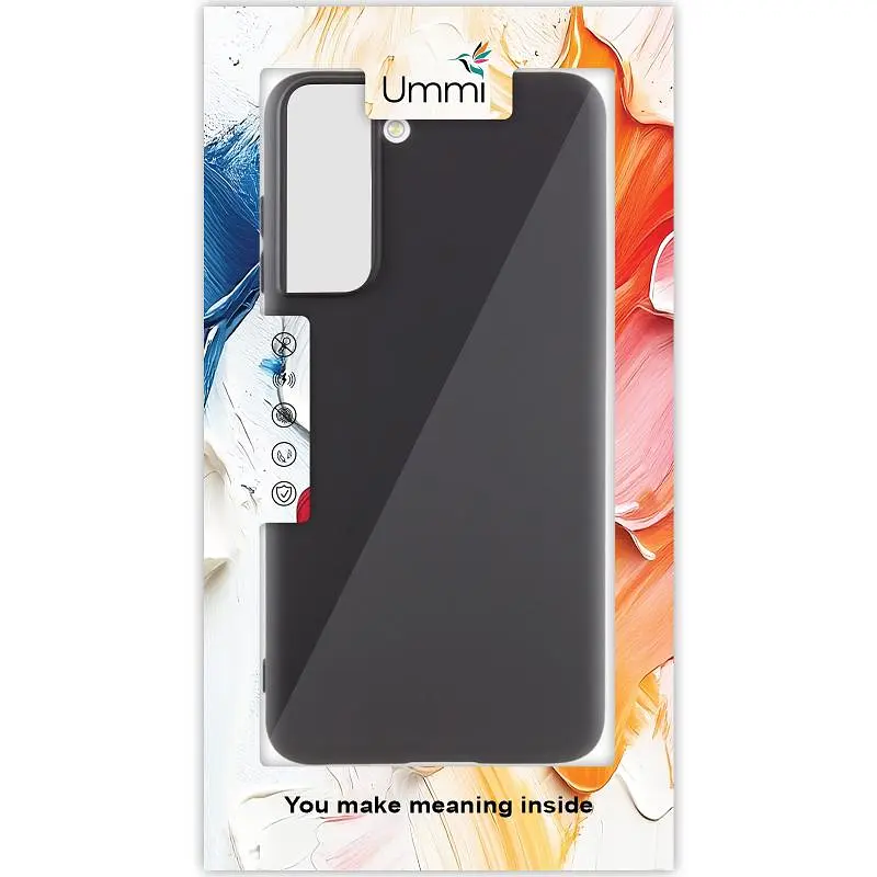 Чехол Ummi Silicone Cover Lakshmi AA для Samsung Galaxy S21 Черный/Black - фото 2