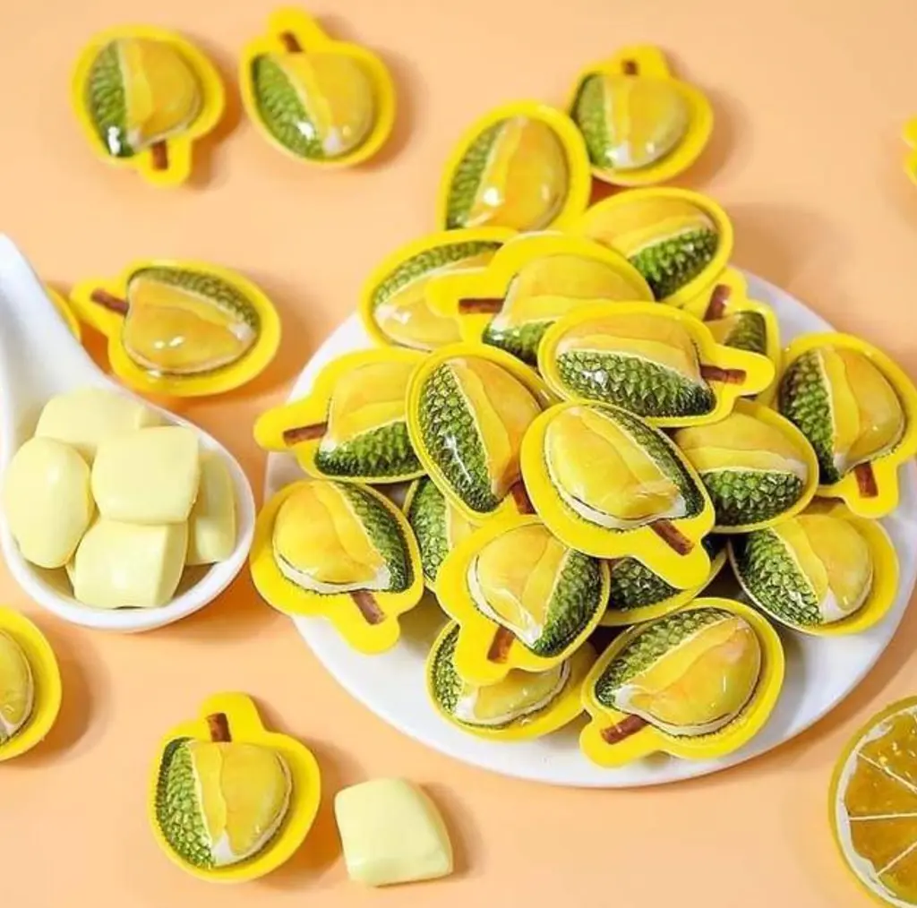 Жувальні цукерки 3D Durian Candy Toffee Fudge 204г - фото 6