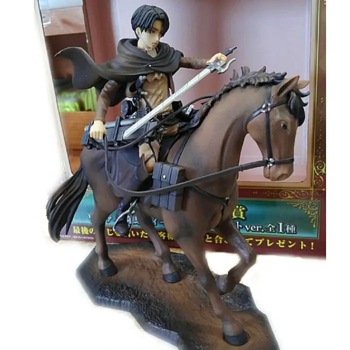 Фігурка Banpresto Капрал Леві верхом на коні Атака Титанів Attacco on Titano Levi 18 см АТ LE 22.241 - фото 2