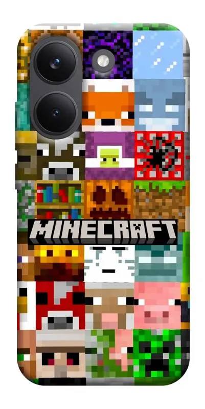 TPU чохол Demsky Minecraft collage для Xiaomi Poco X8 Pro