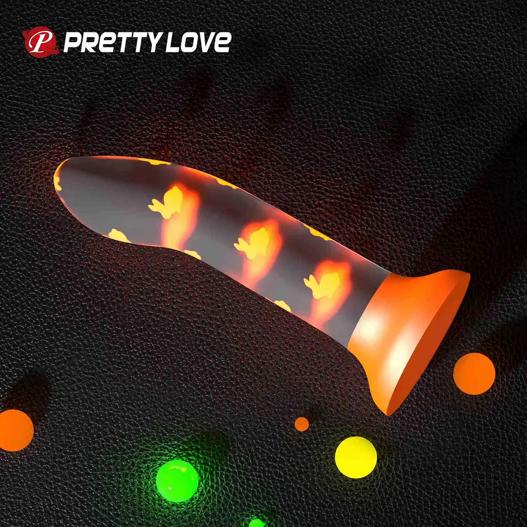 Фаллоимитатор Pretty Love Magical Nightfall 17 см оранжевый - фото 8