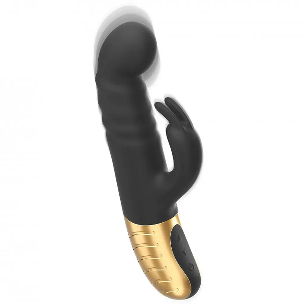 Вібратор кролик Dorcel G-Stormer 23.5х3.9 см чорний - фото 6