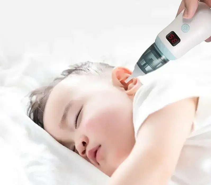 Аспіратор дитячий акумуляторний 2-в-1 BABY NOSE з LED-дисплеєм та регулятором потужності (WO-19) - фото 4