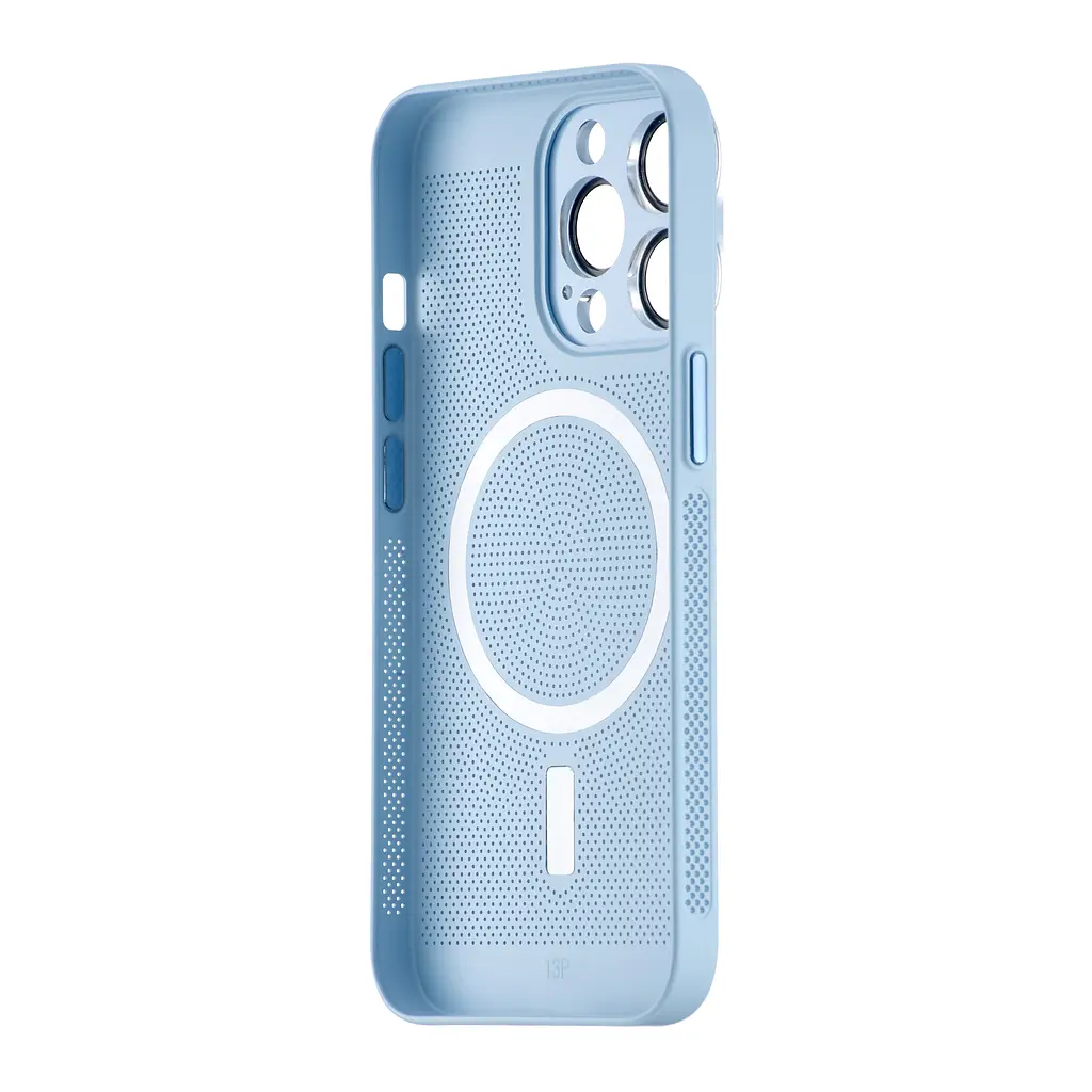 Чохол Perfomed with MagSafe Protected Camera iPhone 13 Pro Light Blue - фото 3
