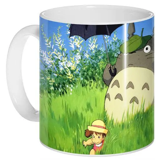 Кружка GeekLand Мой сосед Тоторо My Neighbor Totoro в траве NT.02.026 330 мл белая - фото 2