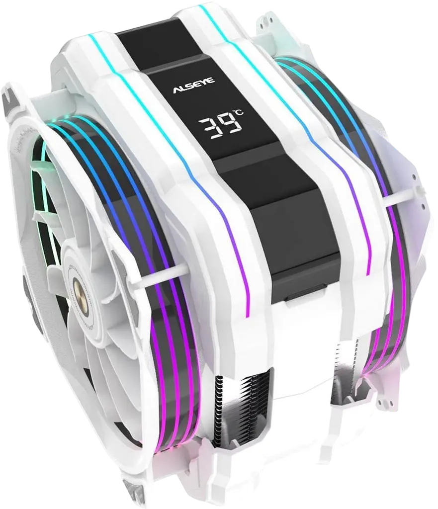 Повітряне охолодження Alseye M120D-W-Plus II ARGB White (AS.01.01.0051) - фото 4