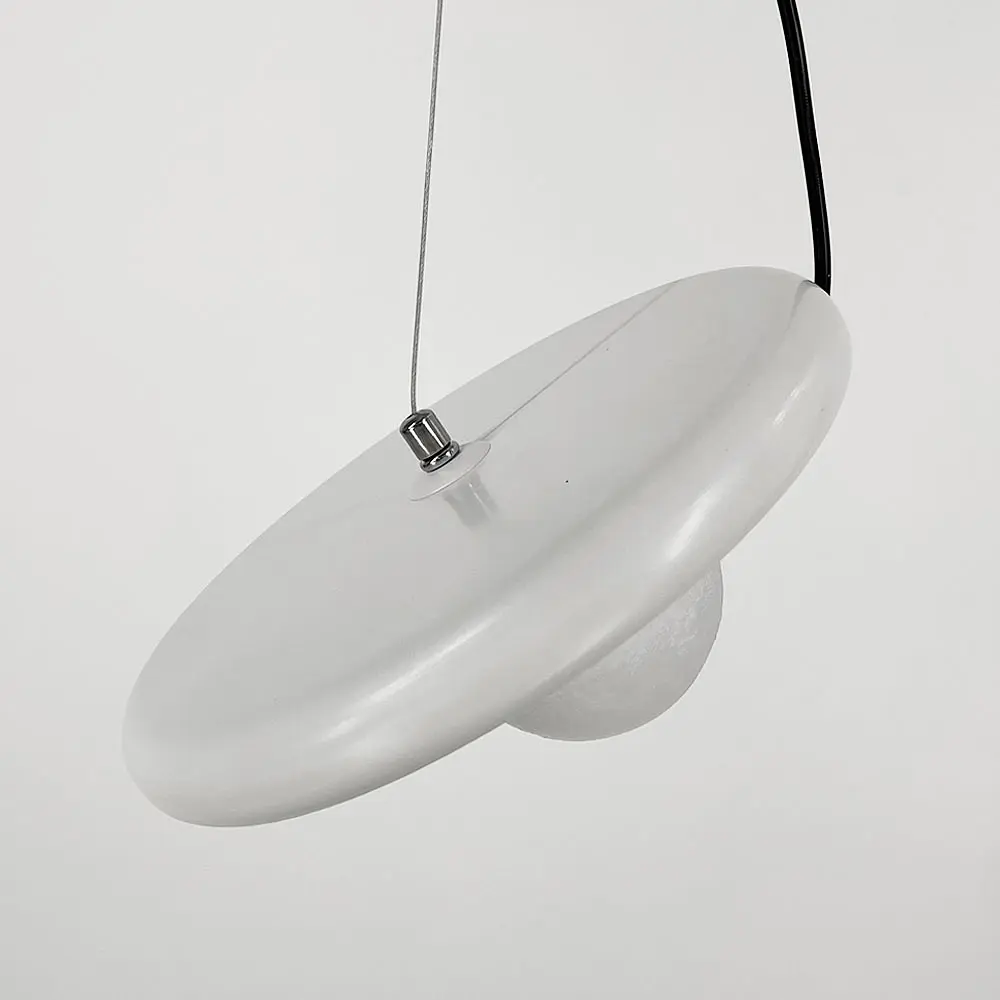 Підвіс із білим корпусом та білим плафоном на магніті | Арт. A 166D-250 WT | Line F - фото 3