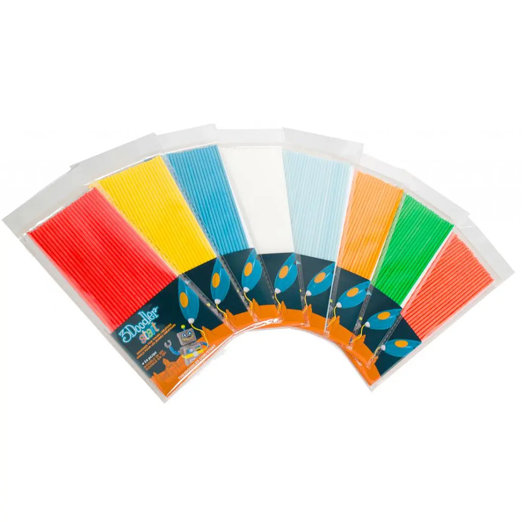 Стрижні для 3D-ручки 3Doodler Start 24 шт жовтий (3DS-ECO04-YELLOW-24) - фото 3