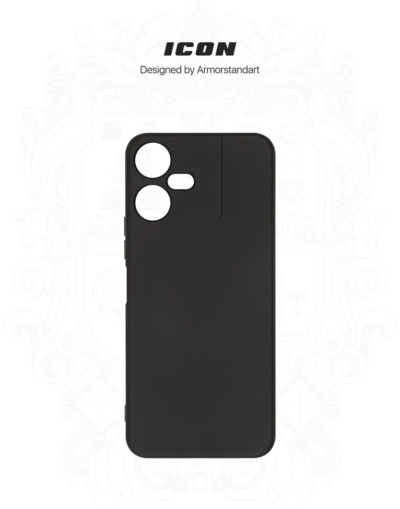 Чехол ArmorStandart ICON для Tecno POVA NEO 3 (LH6n) Camera cover Black (ARM70381) - фото 3