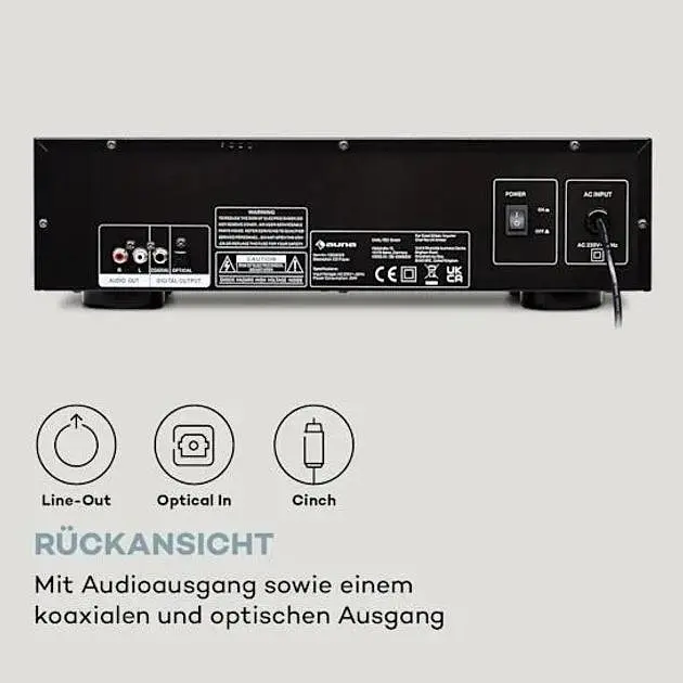 Музичний центр Auna CD-1000 DG (10038327) - фото 5