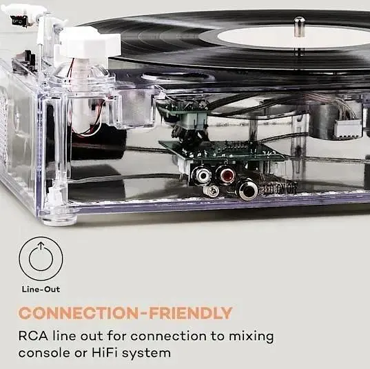 Стереосистема програвач вінілу Auna ClearTech Bluetooth 4.2 (10035573) - фото 8