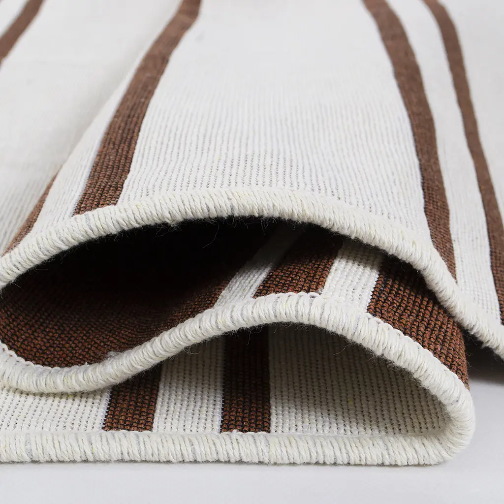 Ковер Lotus Home - Infinity Stripe кирпичный двусторонний 80x150 - фото 5