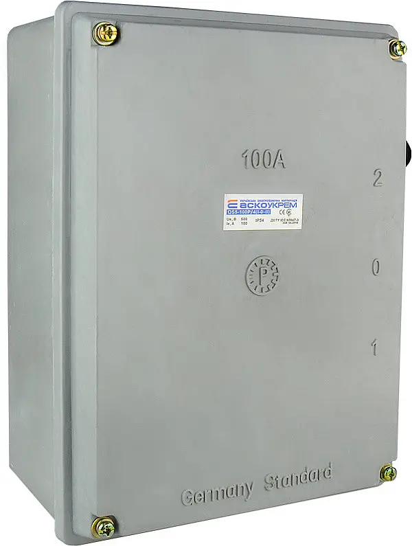 Роз’єднувач 1‑0‑2 на 100А (QS5‑100P/4), АСКО‑УКРЕМ (A0100010012) - фото 3