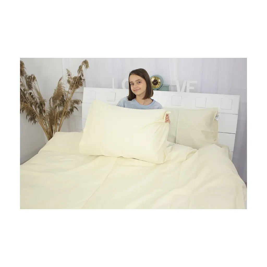 Постільна білизна MirSon Сатин Premium 0001 Moko White 2х160х220 (2200001717831) - фото 5