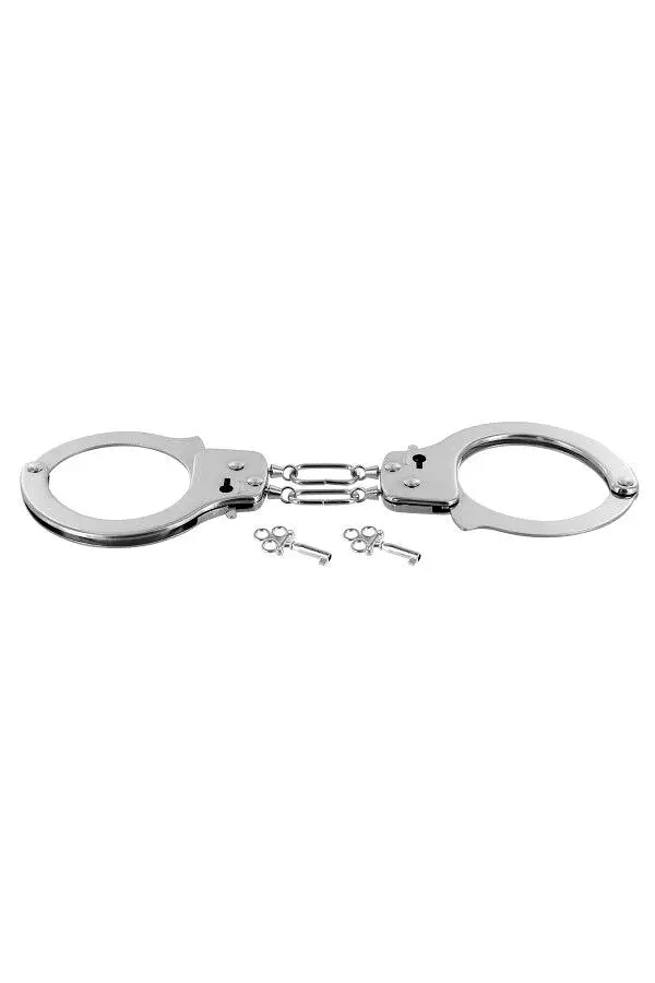 Строгі металеві наручники Fetish Tentation Soft adjustable metal wrist cuffs - фото 3