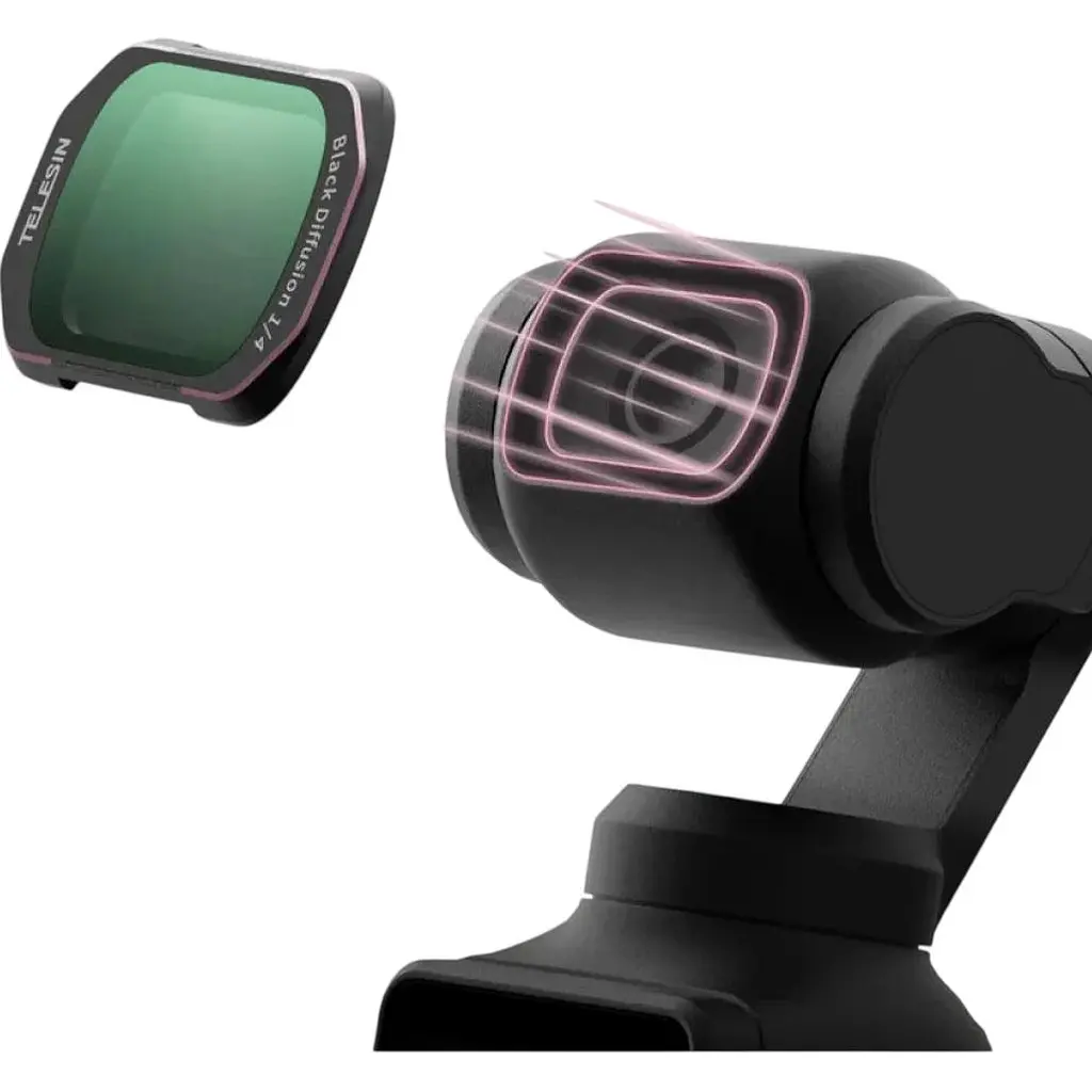 Набір фільтрів Telesin S5-FLT-62-TDJ CPL VND для DJI Pocket 4/3 Mist Rose [172152] - фото 4