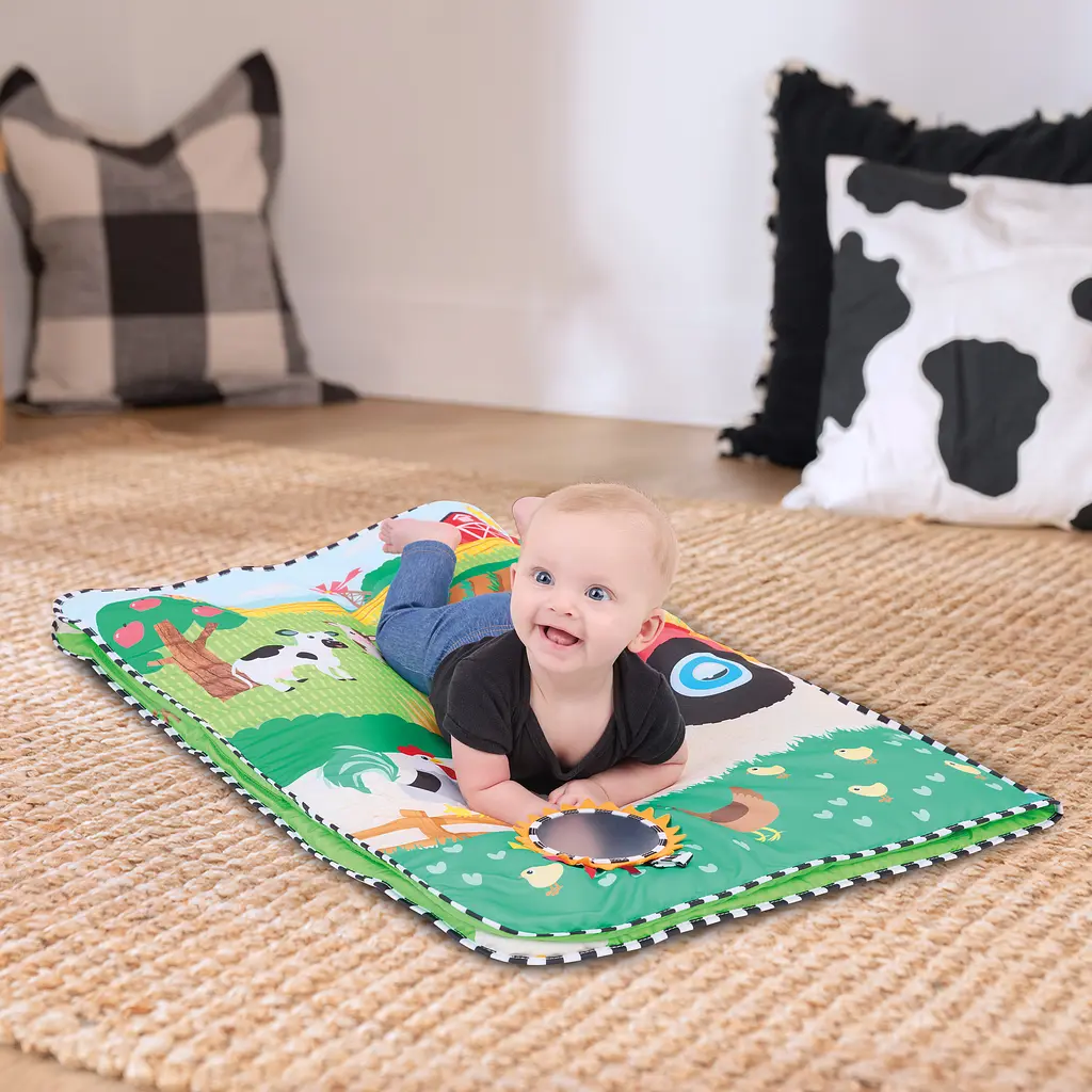 Развивающий коврик Baby Einstein 4 в 1 Busy Barnyard (17327) - фото 4