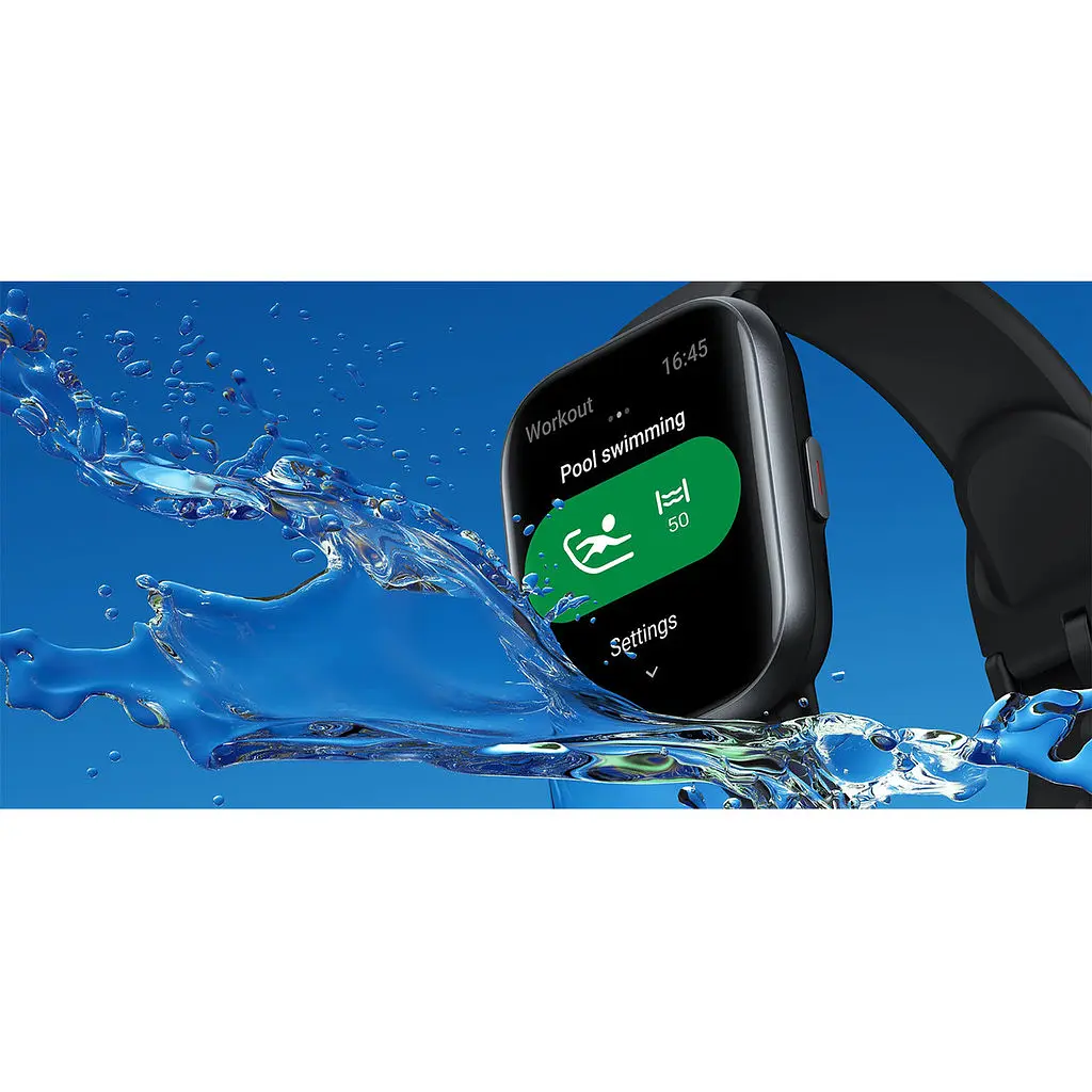 Смарт часы Amazfit Active Midnight Black (черные) - фото 8
