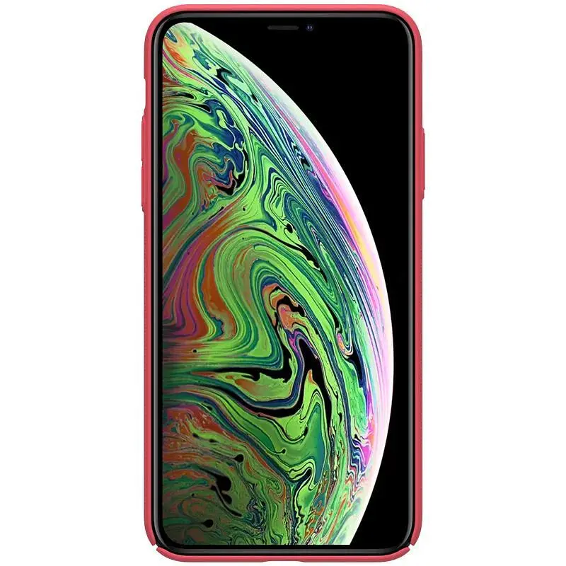 Чехол-накладка Nillkin Super Frosted Shield Case Apple iPhone 11 Pro Red - фото 4