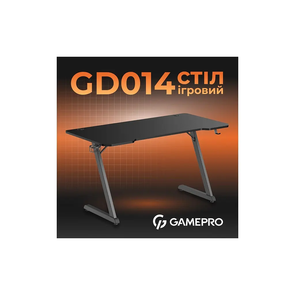 Комп'ютерний стіл GamePro GD014 Black (GD014) - фото 3