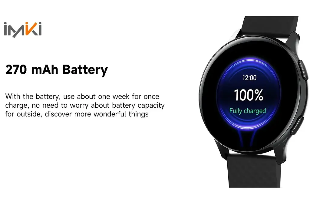 Смарт-годинник Smart Watch iMiki KW-66 Pro IP67 AMOLED Black - фото 4