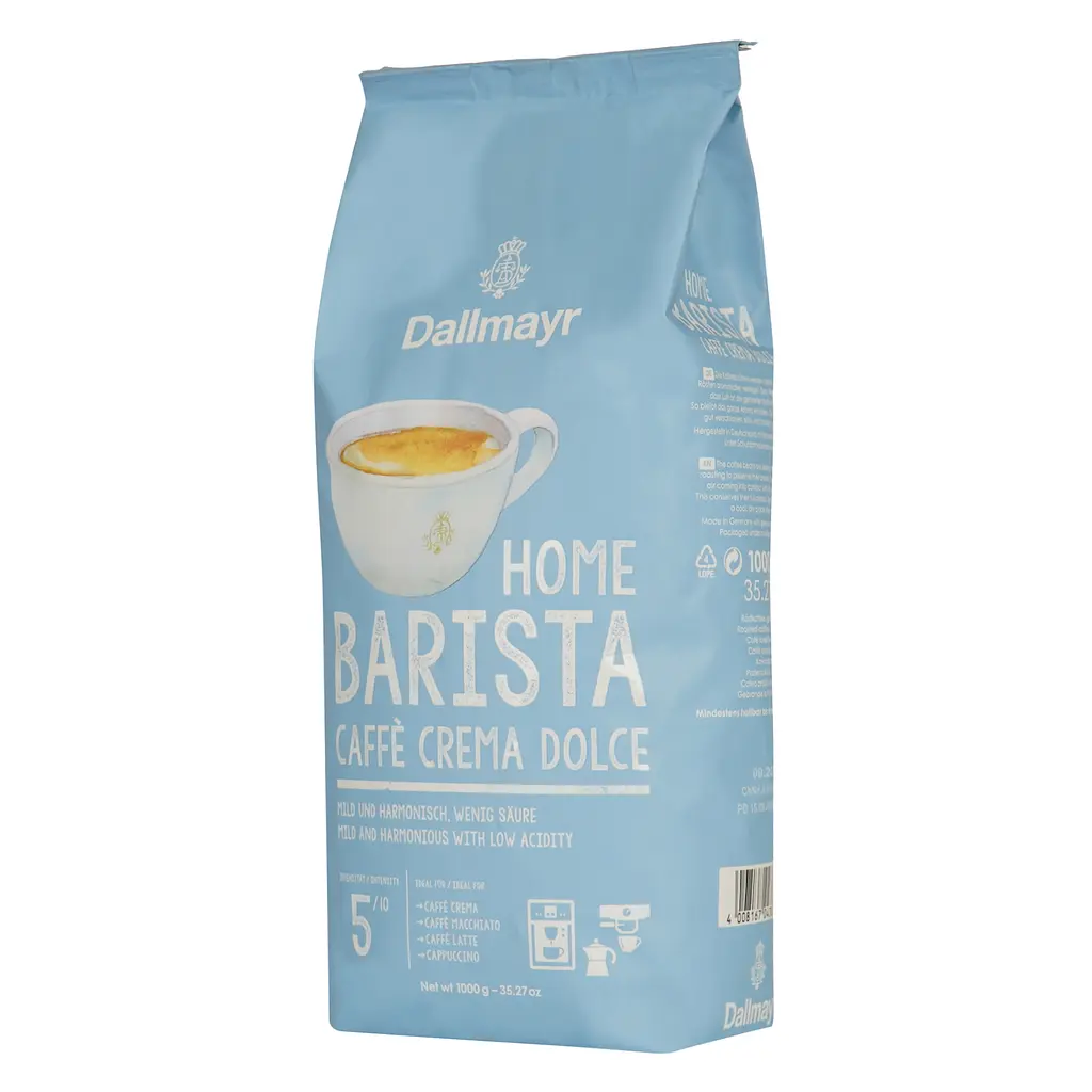 Кава в зернах Dallmayr Home Barista Caffé Crema Dolce смажена 1 кг - фото 2