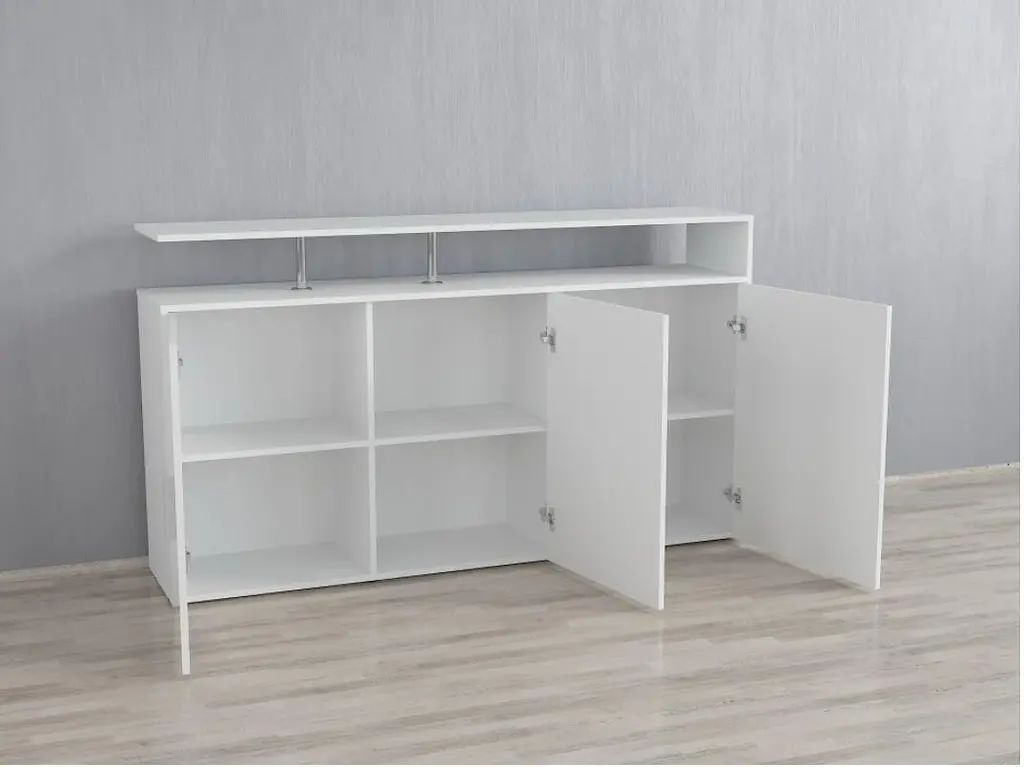 Тв тумба Nellie Ш 1600 / В 916 / Г 350 Білий - фото 2