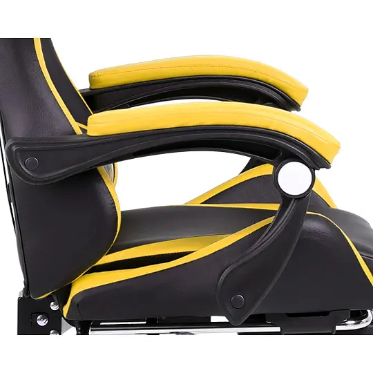 Геймерское кресло GT Racer X-2323 Black/Yellow [122608] - фото 9