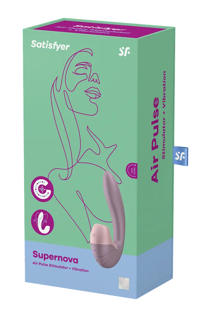 Вібратор Satisfyer Supernova з вакуумно-хвильовим стимулятором клітора, 16.9х3.7 см рожевий - фото 8
