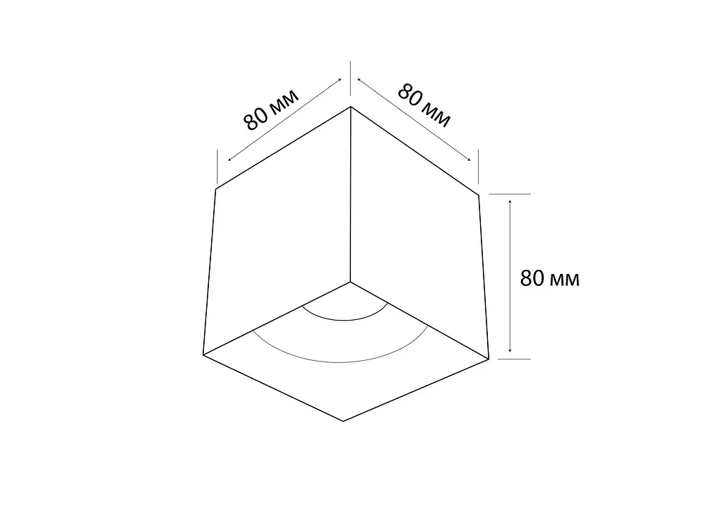 Точковий світильник MJ-Light S045 10W BK 3000K - фото 2