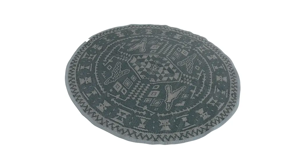 Килимок для пікніка Easy Camp Bilberry Round Carpet 150 cm (180139) - фото 2