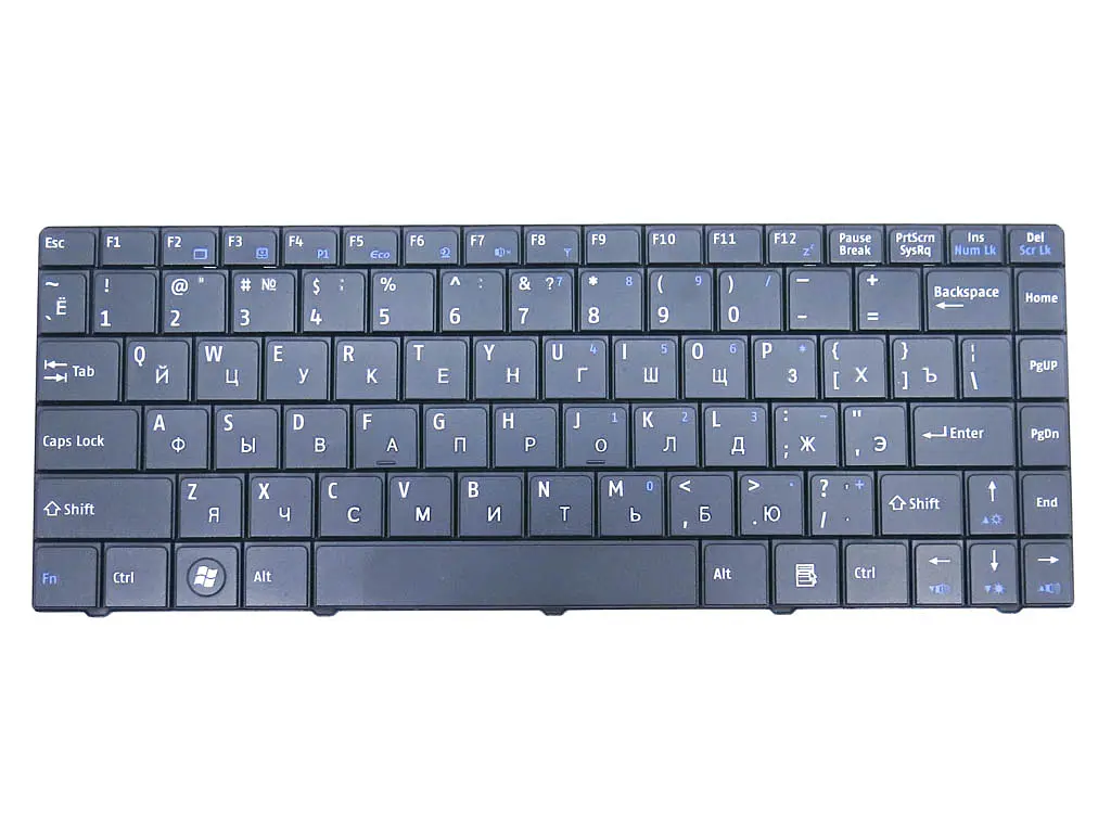 Клавіатура для MSI CX41, CX420, CX420MX, GE40, GE40, N4205 (RU black). (V111822AK1). Оригінал. - фото 3