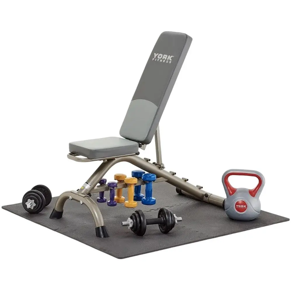 Мат-пазл York Fitness Floor Guard 1.2 см 4 части черный - фото 7