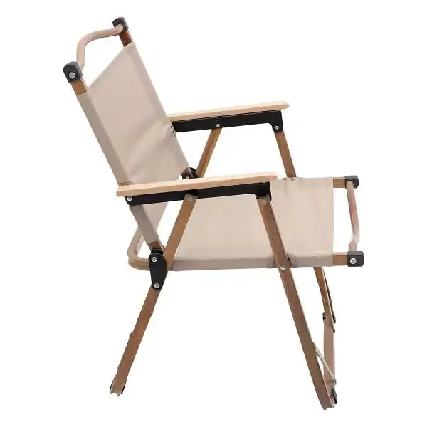 Стілець для кемпінгу складаний Lugi з алюмінієвим каркасом бежевий HP-SY-1 - фото 3