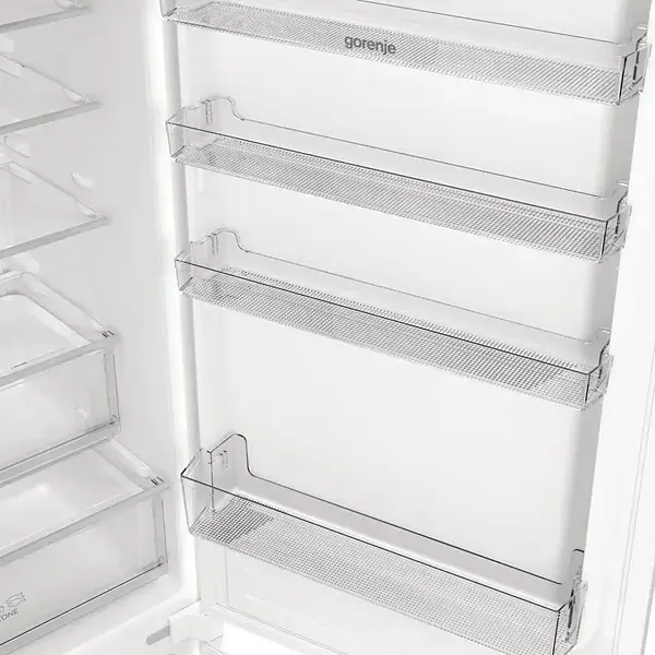 Холодильник Gorenje встроенныйный с нижн. мороз. 193.7x69x55 см 2 двери,341(84) л А++ NF+ белый диспл - фото 9