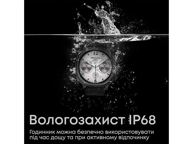 Смарт-годинник HiFuture Aix Lite Black (aixlite.black) - фото 2