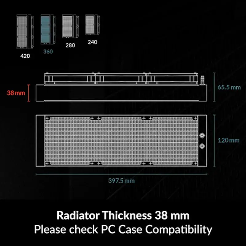 Система рідинного охолодження Arctic Liquid Freezer III Pro 360 A-RGB (ACFRE00169A) - фото 12