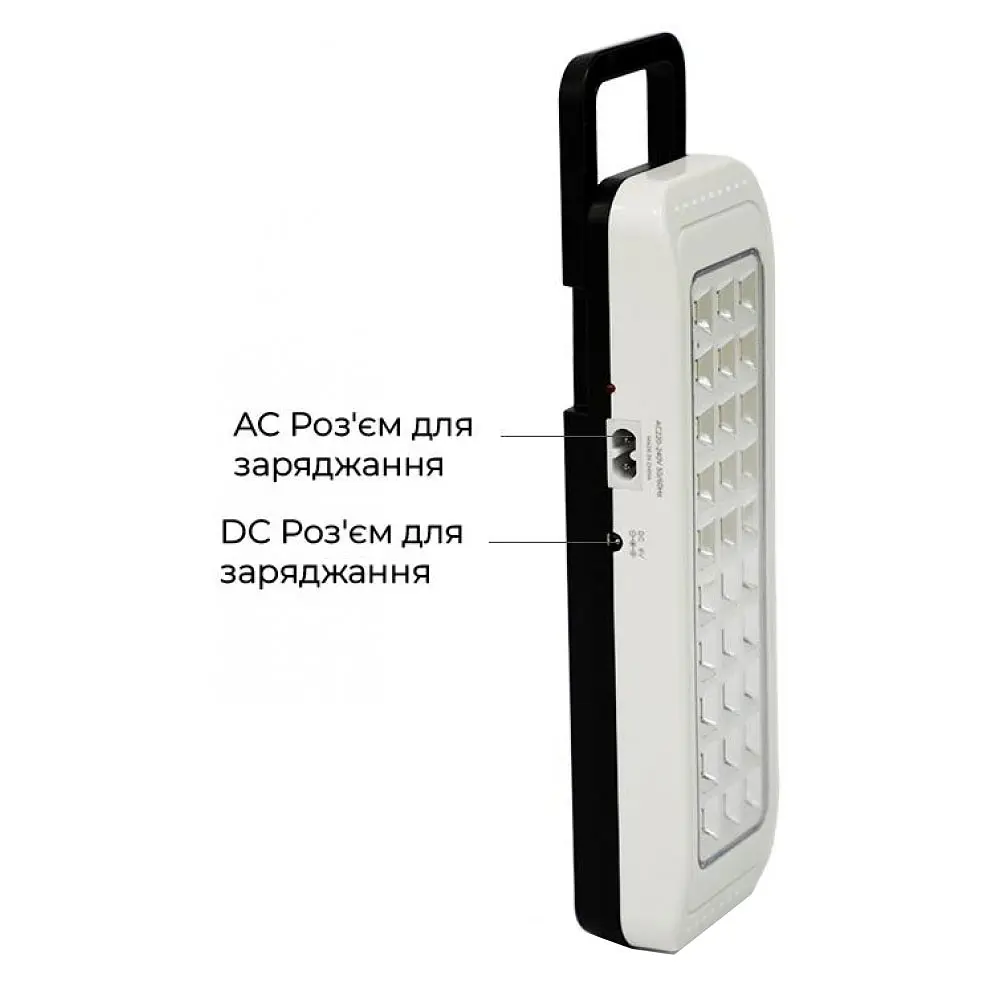 Аварийный LED светильник Weidasi WD-823A с аккумулятором 30 светодиодов 1000 mAh - фото 2