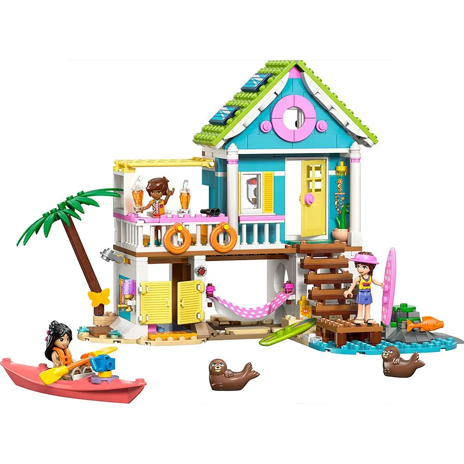 Конструктор LEGO Friends Пляжный домик с морскими котиками 744 детали (42699) - фото 4