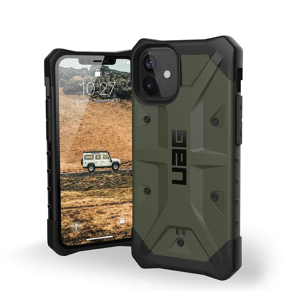 Чохол оригінальний протиударний UAG Pathfinder (Original) 112347117272 для iPhone 12 Mini (5.4") Olive - фото 8