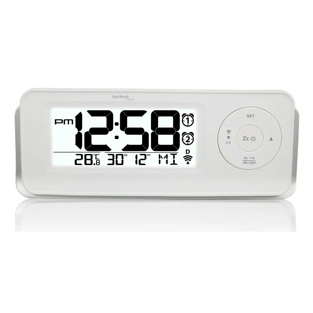 Годинник настільний Technoline WT498 White (WT498), Білий - фото 2