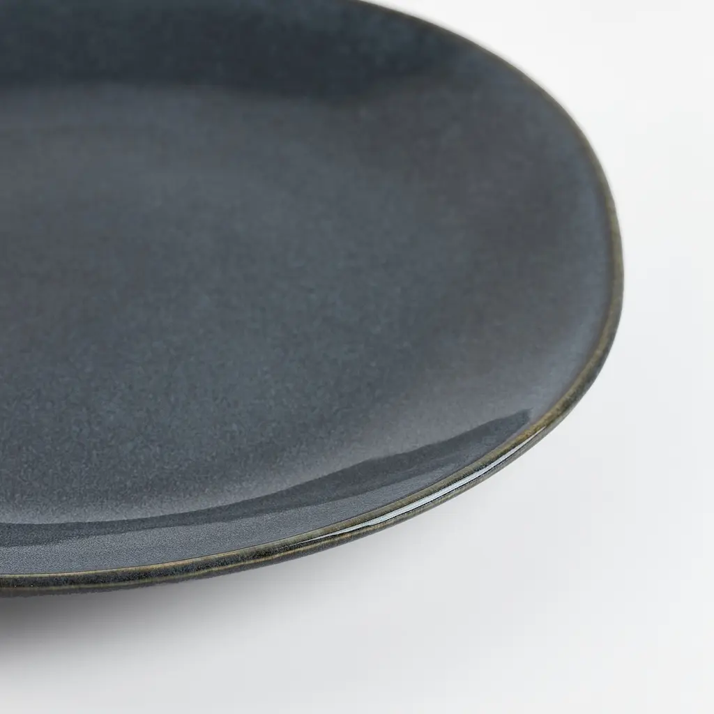 Тарілка МВМ My Home Фйорд 18 см глибокий синій (KP-127 DEEP BLUE) - фото 3