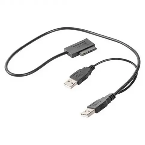 Перехідник USB 2.0 на Slimline SATA Cablexpert A-USATA-01 000162 - фото 4