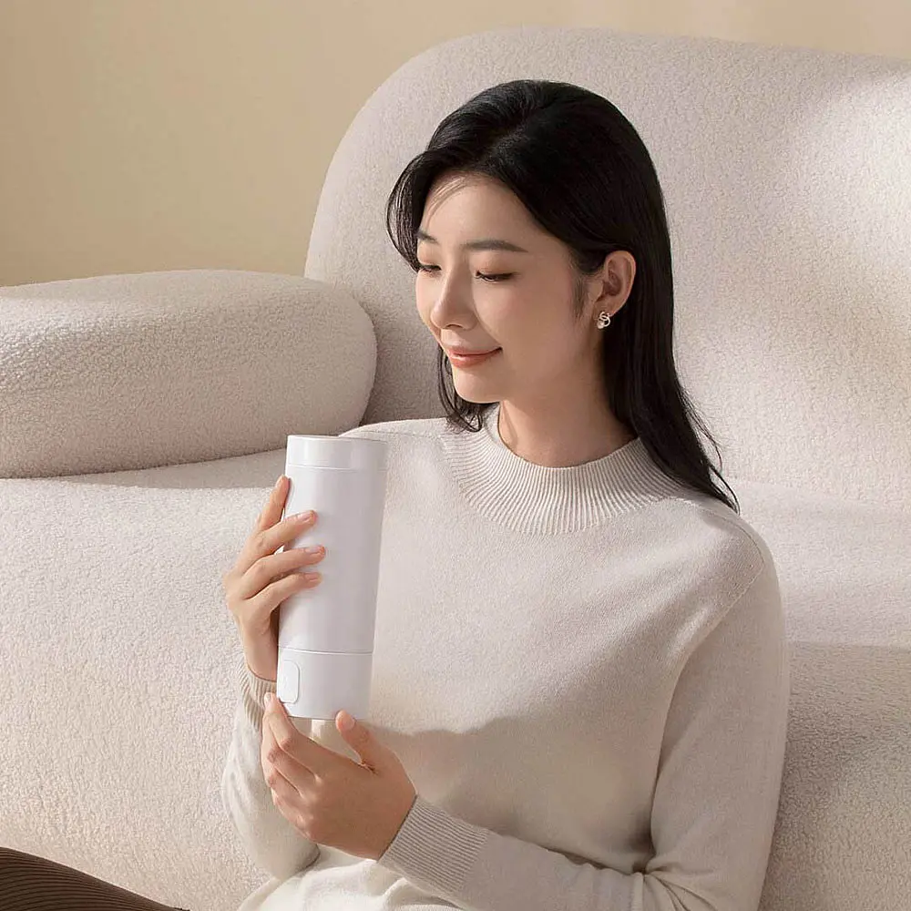 Електричний термос Xiaomi MiJia Portable Electric Cup 2 350ml (MJDRB02PL) White - фото 5