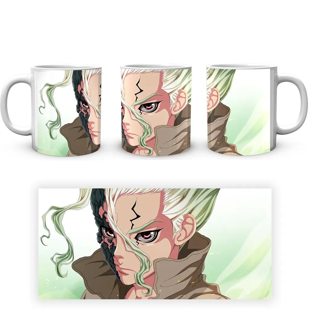 Кухоль GeekLand Dr. Stone Доктор Стоун Сенку DS 02.07 330 мл білий - фото 3