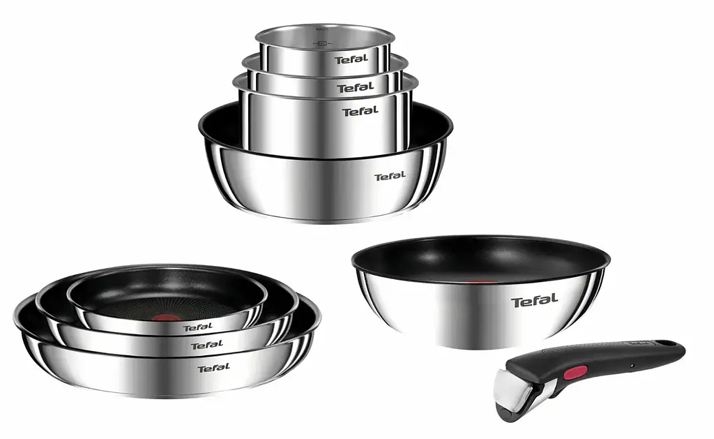 Набір посуду Ingenio Emotion, 5пр., нержавіюча сталь, бакеліт, сріблястий Tefal kuh0014750 - фото 3