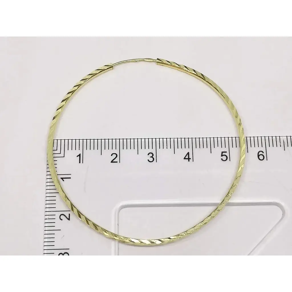 Золоті сережки Столична Ювелірна Фабрика з алмазною гранню. 100025/55Ж - фото 3