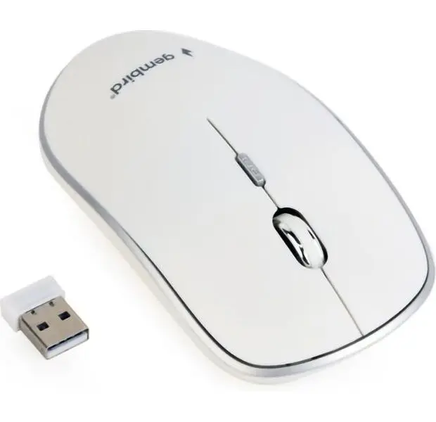 Мышь Gembird MUSW-4B-01-W White USB - фото 2