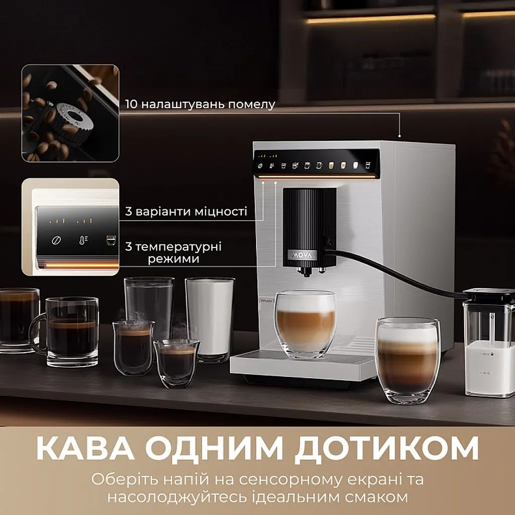 Кавомашина Mova Virtuoso 10 Pro White [173158] - фото 7